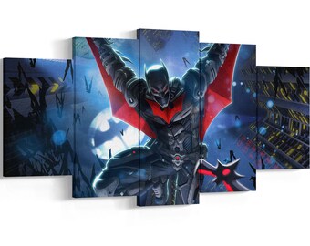Batman Canvas Batman Beyond Poster Photo Painting Artwork On Canvas Wall Art Home Garden Home Decor Posters Prints