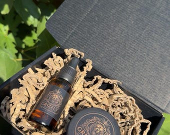 Grizzly Grooming 30ml Beard Oil and 50ml Balm Set | Men's Luxury Beard Care