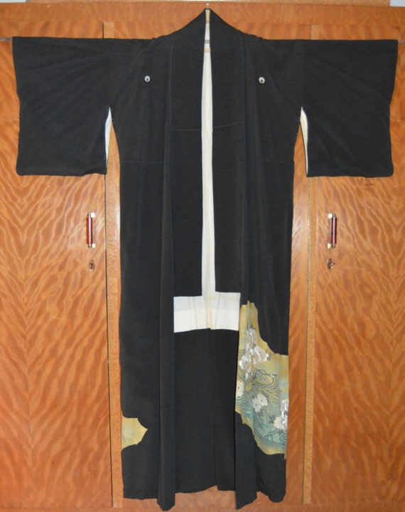 Kurotomesode / Kimono / Japanese Kimono japanese k