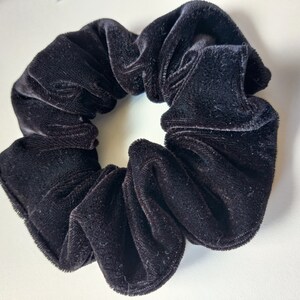 Black Velvet Scrunchie