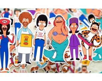 Belcher famiglia - Apple MacBook//Laptop Auto Adesivo decalcomania in vinile, Bobs HAMBURGER