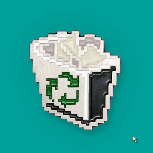 Recycle Trash Bin Enamel Pin Badge Windows 95 Pixel Brushed - Etsy Recycle Trash Bin Enamel Pin Badge Windows 95 Pixel Brushed - Etsy