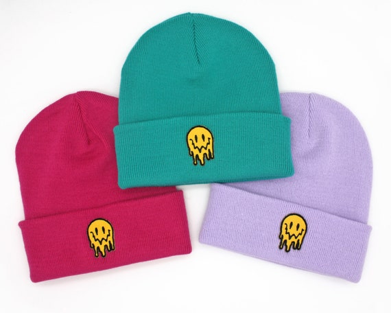 beanie smiley face