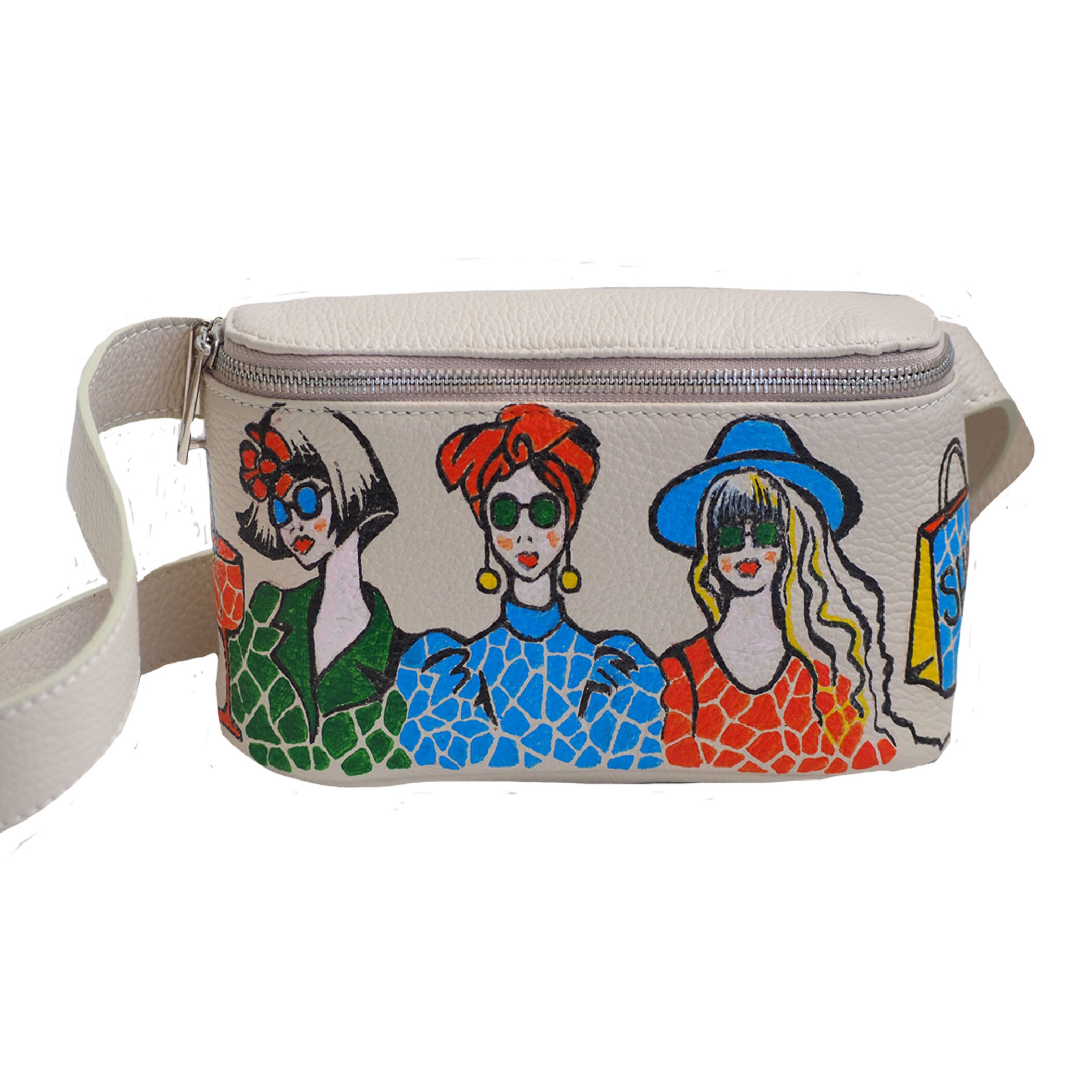 painted fanny pack