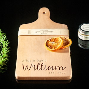 Personalized Cheese Board, Housewarming, Custom Charcuterie Board, Engagement Gift for Couple, Wedding Anniversary Gift For Couples, Wedding