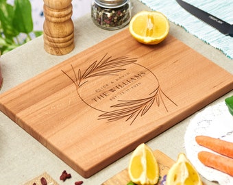 Unique Wedding Anniversary Gift, Anniversary Gift For Wife, Anniversary Gift For Wife, Personalized Cutting Board, Wedding Cutting Board