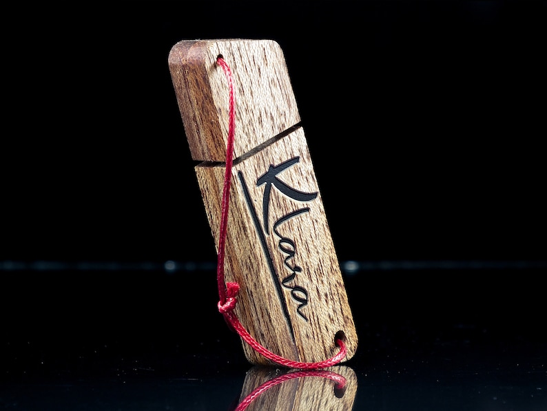 Personalized engraved wooden USB Flash Drive Custom USB 16GB32GB