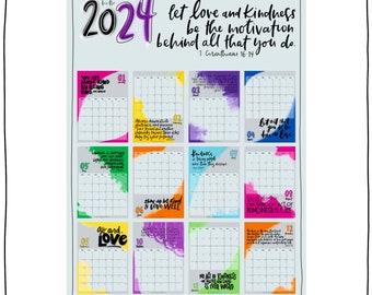 Kalender 2014 DIY lettering
