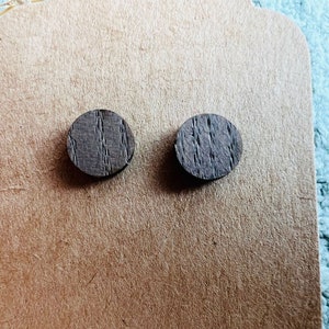 Wood Earring American Walnut image 3