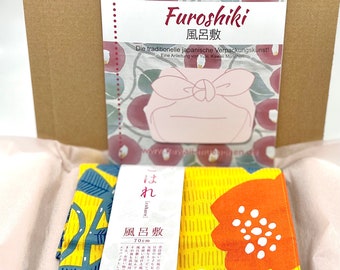 Furoshiki DIY set / furoshiki bag / sustainable gift packaging / do it yourself set / gift set / ecological Christmas gift