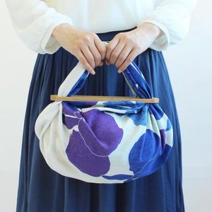 Furoshiki patchin chêne / manche en bois / poignée de sac furoshiki / accessoire furoshiki / Japan design Kyoto manufacture / accessoire kimono / kawaii image 10