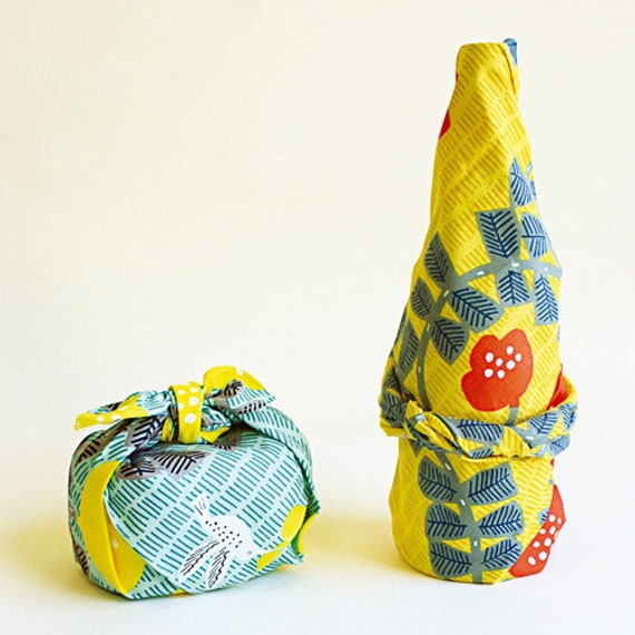 干*サ様 45R フロートナバホ干支FUROSHIKII Furoshiki S 45 Cohare Hummingbird Yellow-red/ Sustainable