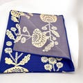 Furoshiki S Kyoto Kiku Blue Grey /Furoshiki Cloth/Gift Wrapping Cloth/Sustainable Wrapping/Zero Waste Christmas/Love of Japan/Japan Tradition/