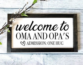 Gift For Oma And Opa Etsy