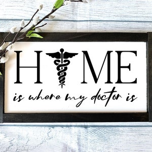 Doctor Wooden Sign, Doctor Gift, I&#39;m A Doctor, Doctor Sign, Doctor Decor, Thank A Doctor, Rustic Home Decor, Farmhouse Sign