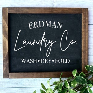 Laundry Farmhouse Wooden Sign, Laundry Room Decor, Laundry Room Sign, Housewarming Gift, Home Decor, Gift, Rustic Home Decor, Farmhouse Sign