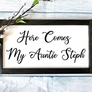 Custom Here Comes Wedding Sign, Wedding Wooden Sign, Wedding Ceremony Prop, Wedding Sign, Country Wedding, Rustic Wedding