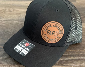 FAFO Hat, Richardson 112 Trucker Hat, Funny Hat, Gift for Man, Gift for Husband, Boyfriend gift, Trucker Hat for Dad