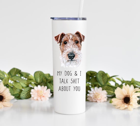 Wire Fox Terrier Tumbler Wire Fox Terrier Tumbler
