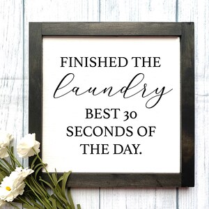 Laundry Farmhouse Wooden Sign, Laundry Room Decor, Laundry Room Sign, Housewarming Gift, Home Decor, Gift, Rustic Home Decor, Farmhouse Sign