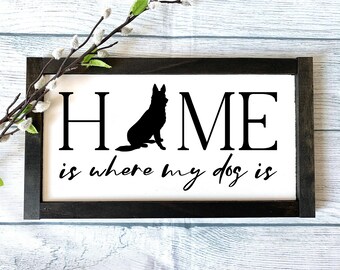 Holzkistenschild Mit Spruch 'All I Need Is Coffee And My Dog' – 12,7x12,7 Cm, Rustikale Tischdekoration