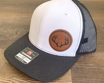 Cappello Antler da uomo, Cappello da camionista Richardson 112, Cappello da caccia, Regalo per cacciatore, Regalo per papà, Regalo per la festa del papà, Cappello da camionista per papà
