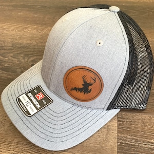 Men’s Deer Hat, Richardson 112 Trucker Hat, Hunting Hat, Gift for Hunter, Gift for Dad, Father’s Day gift, Trucker Hat for Dad