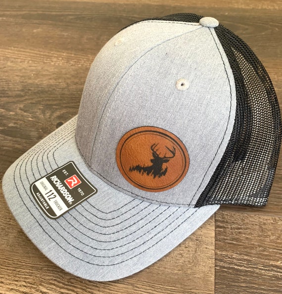 Men’s Deer Hat, Richardson 112 Trucker Hat, Hunting Hat, Gift for Hunter,  Gift for Dad, Father’s Day gift, Trucker Hat for Dad