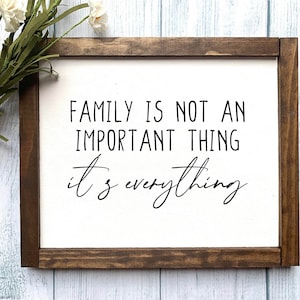 Family is Everything Wooden Sign, Family Wooden Sign, Home Decor, Rustic Home Decor, Farmhouse Sign, Gift under 20, New Home Decor