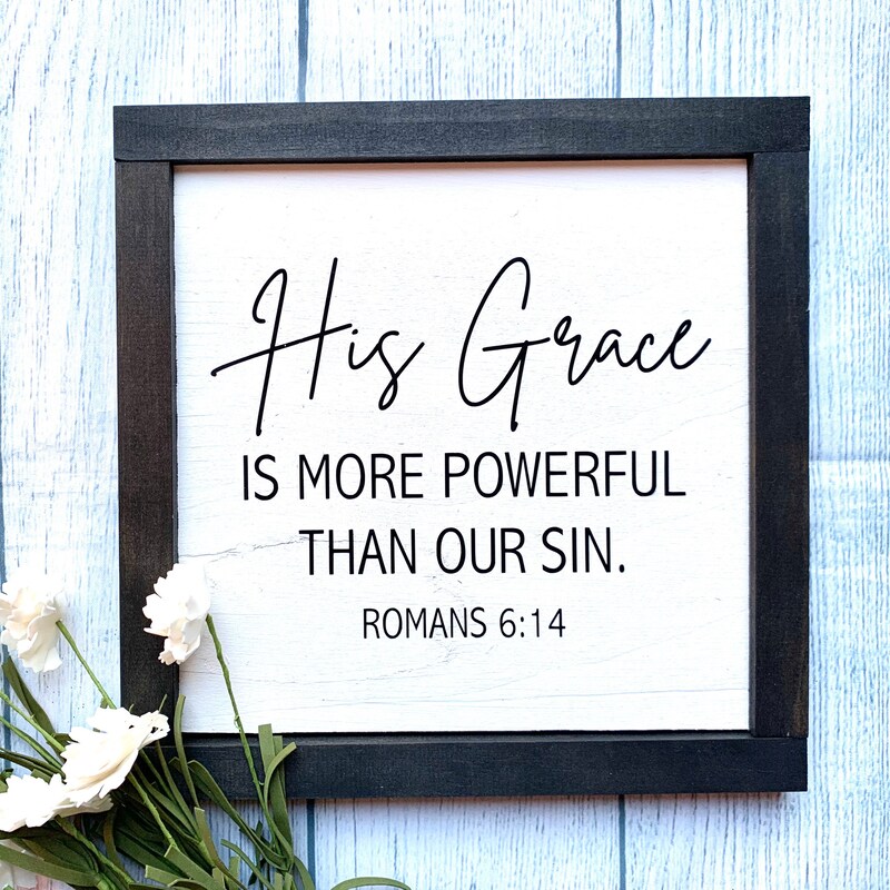 Wooden Grace Sign - Etsy