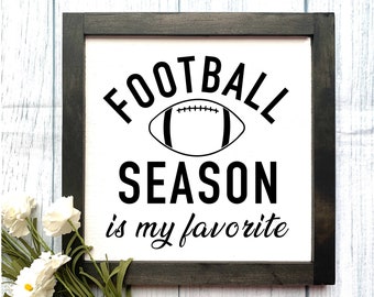 Football Wooden Sign, Football Sign, Wooden Sign, Football Decor, Home Decor, Rustic Home Decor, Farmhouse Sign, Football Family