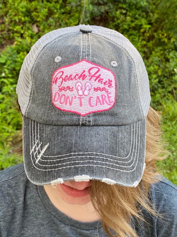 Beach Hair Dont Care Hat | Etsy