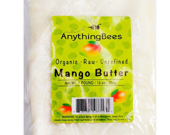 Raw MANGO BUTTER Unrefined Organic Natural 100 Pure Premium Quality