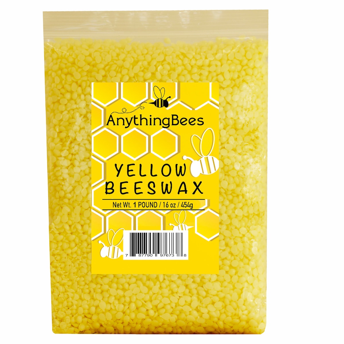 For Megan: Pure Beeswax Pellets Organic (Yellow, 5 lbs+)