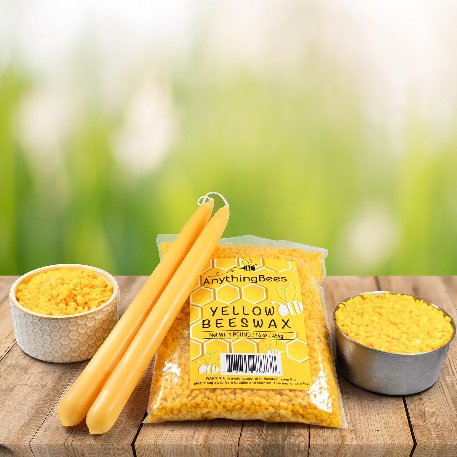 Yellow Beeswax Pellets 100% Pure Organic Great Smell - Etsy