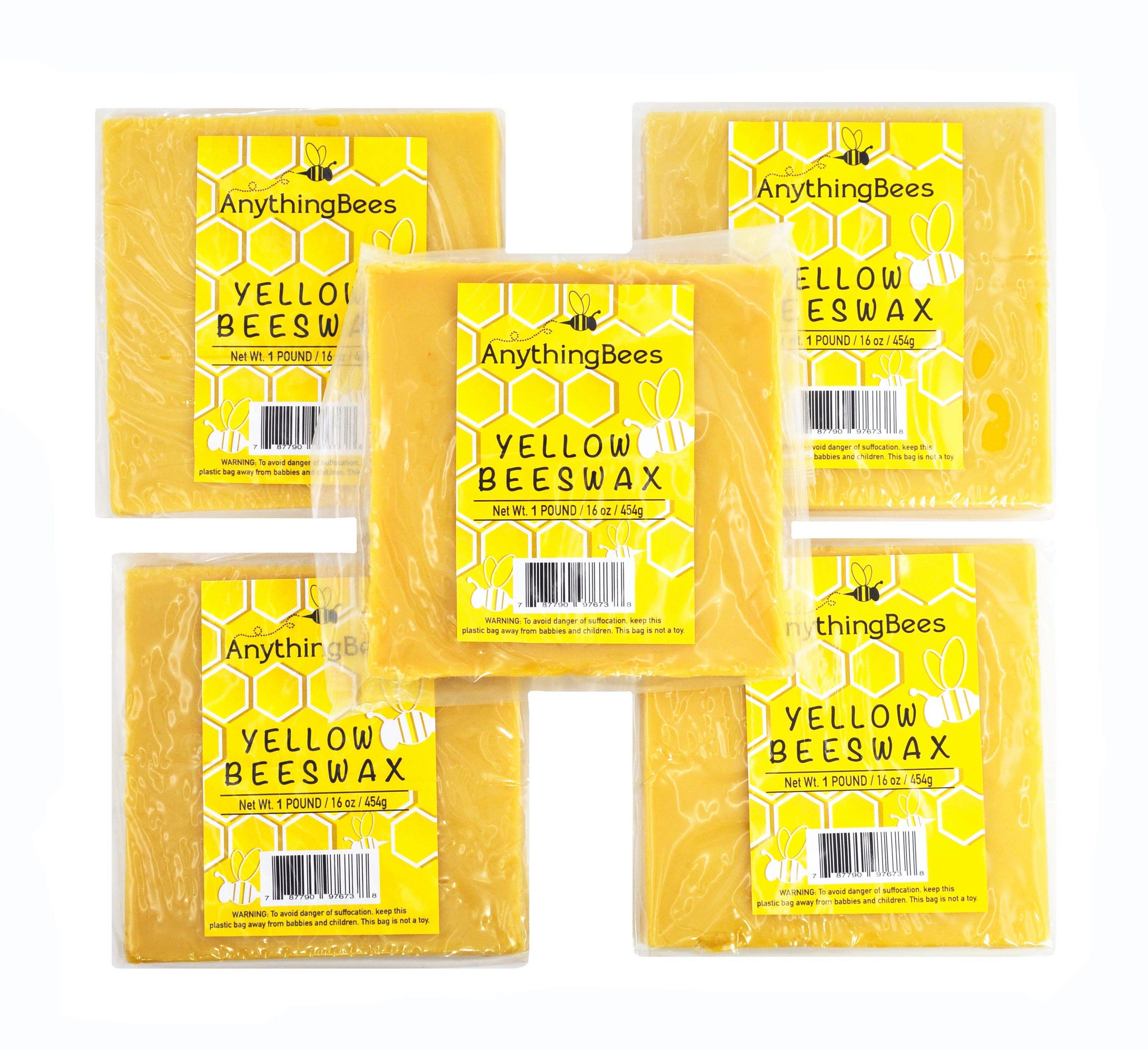 Beeswax USP-NF - Yellow (100% Natural) - Blossom Bulk