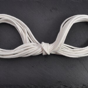 Cotton Candle Wicks #3, Square Braid Cotton Wick, Candle Making ...