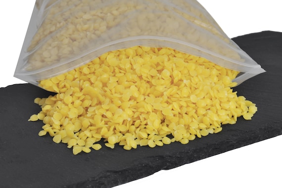 Yellow Beeswax Pellets, 100% Pure Organic, Great Smell, Cosmetic