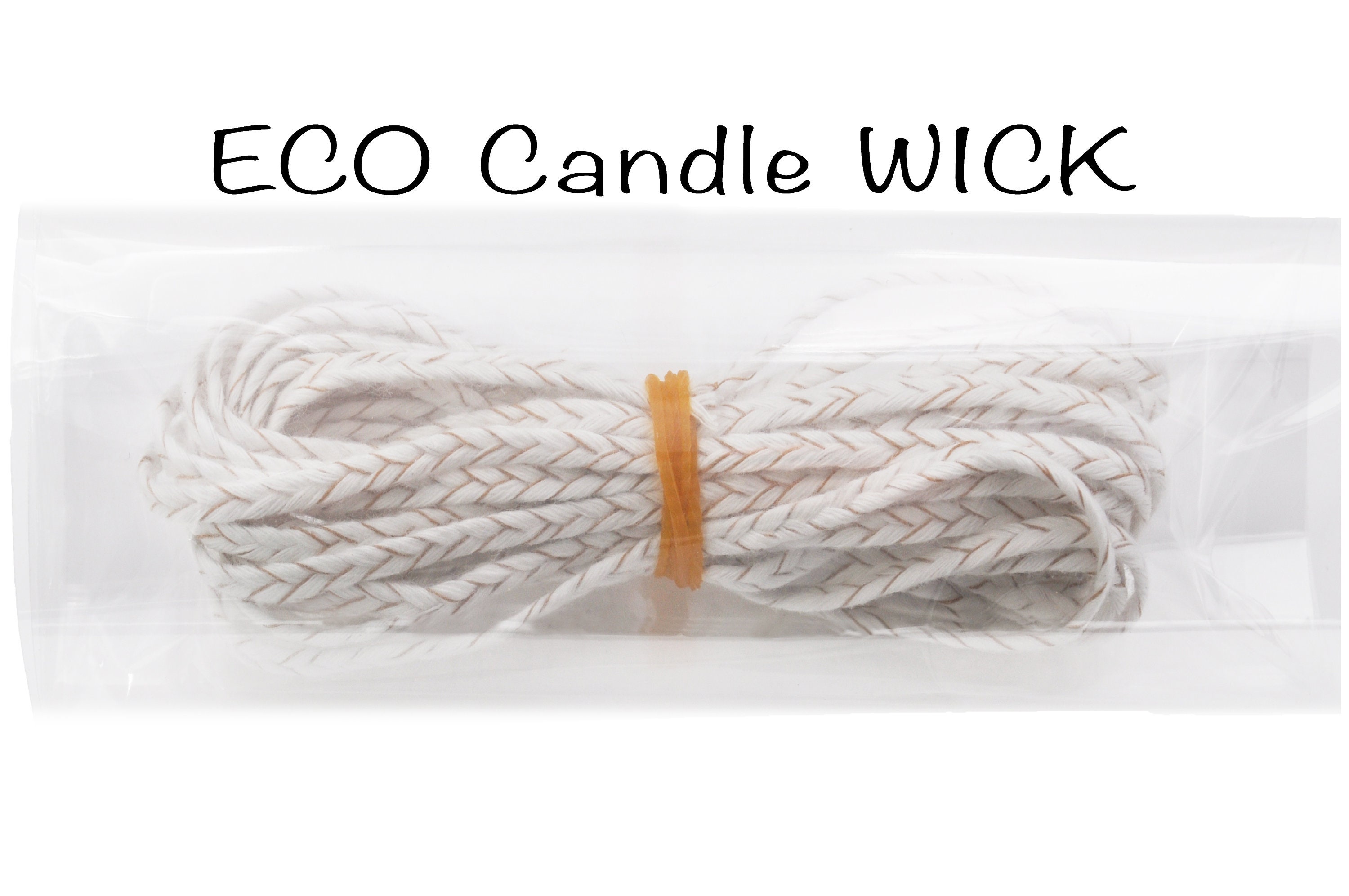 ECO 8 Candle Wicks  Tabbed Cotton Wicks for Candles