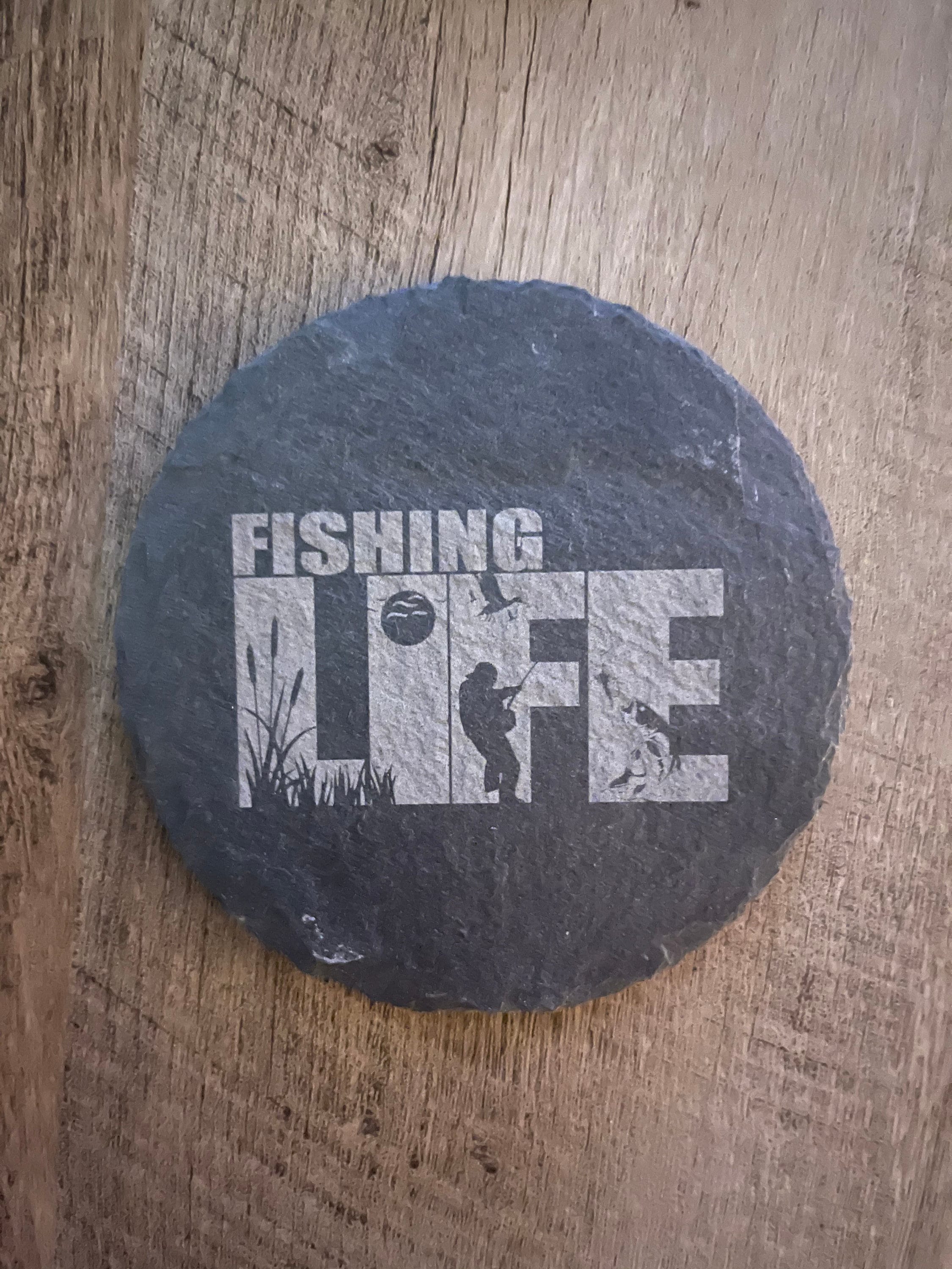 Fishing Slate Coasters, Set of 4, Wedding Gifts, Drink Coasters,  Personalized, Engraved -  Canada