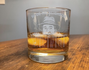 Home Improvement Inspired 11oz Whiskey Glass – Tim Allen, Tool Time, Wilson – Funny Engraved Gift for Men