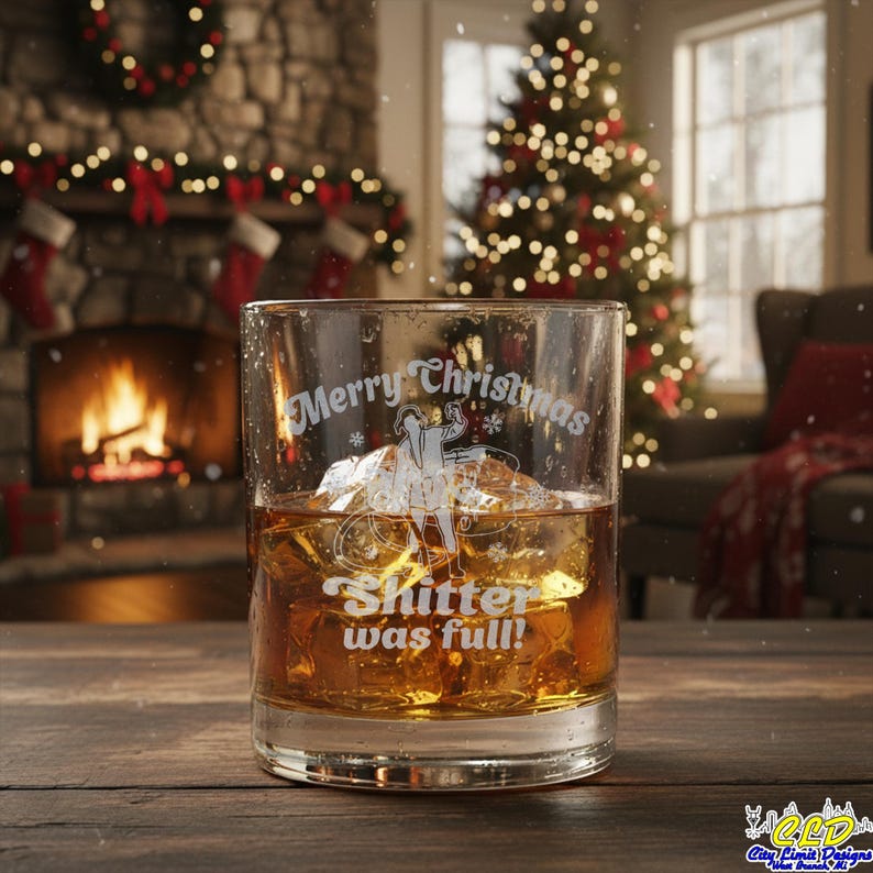 CityLimitDesigns Griswold National Lampoons Christmas Vacation Whiskey Glass