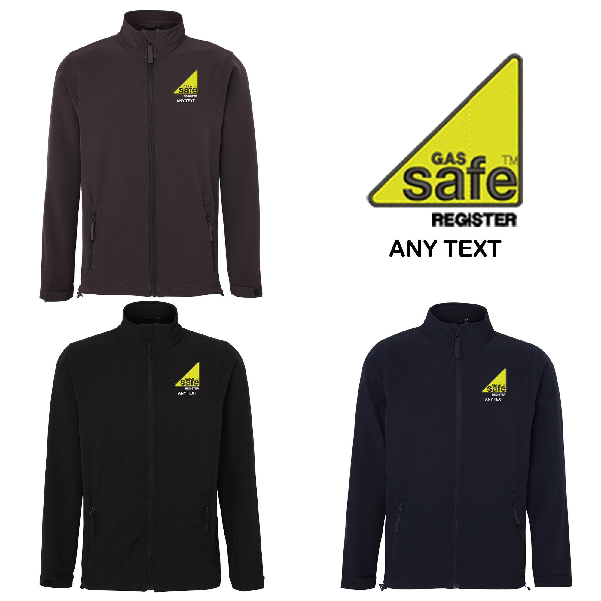 Felpa Con Cappuccio Personalizzata Per Idraulico - Logo Gas Safe E Nome Azienda - Pro RTX