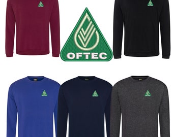 Oftec Oil Firing Technical Association Embroidered Classic Premium Sweatshirt with Optional Personalisation under Logo