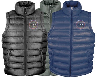 Body Warmer Workwear Personalised Embroidered Logo with you own company logo