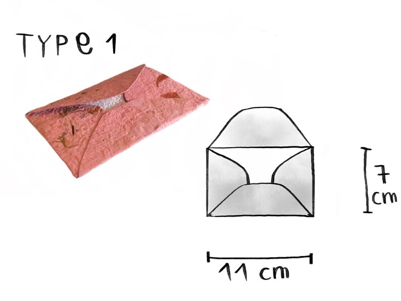 Envelopes Made of Handmade Paper Etsy