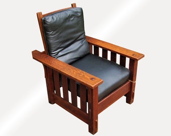 Morris Chair Antique Arts Crafts J M Young Morris Chair W5136