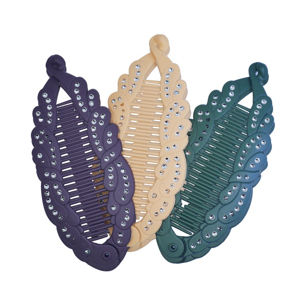 Banana Clips 2 Pack Hair Accessories Vintage Hair Clip Hair Etsy