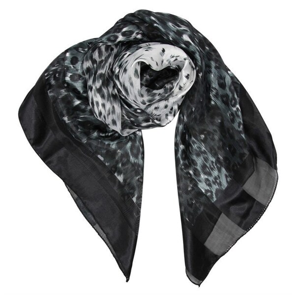 Noir Bleu Vert Satin Grand Carré Écharpe Femmes Écharpes Imprimé Floral Écharpes Châle Wrap Soie Cou Écharpe Dames Maman Nan Fête Des Mères Cadeaux Royaume-Uni