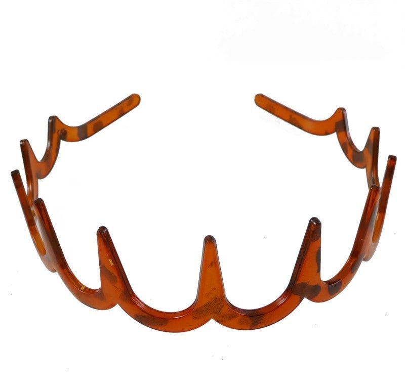 Brown Headband With Teeth Hair Grip Hair Band Women Teenagers Etsy